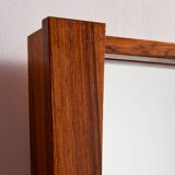 Miroir encadré en palissandre, lot de 2
