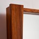 Miroir encadré en palissandre, lot de 2
