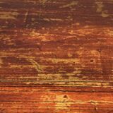 Chinese scholar's table forming a low table or bed end in stained elm