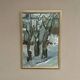 Swedish Oil on Canvas – “Winter Forest” – Signed – Vintage & Framed