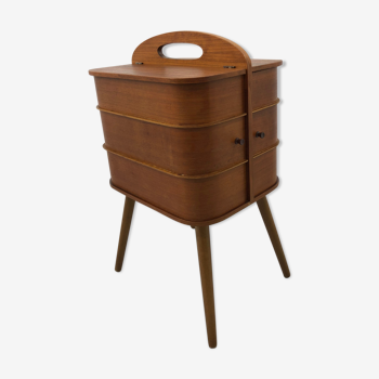 Wooden Sewing Cabinet, 1960s