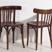 Chaises de bistrot anciennes (vers 1920). Ensemble de 6 pièces #1