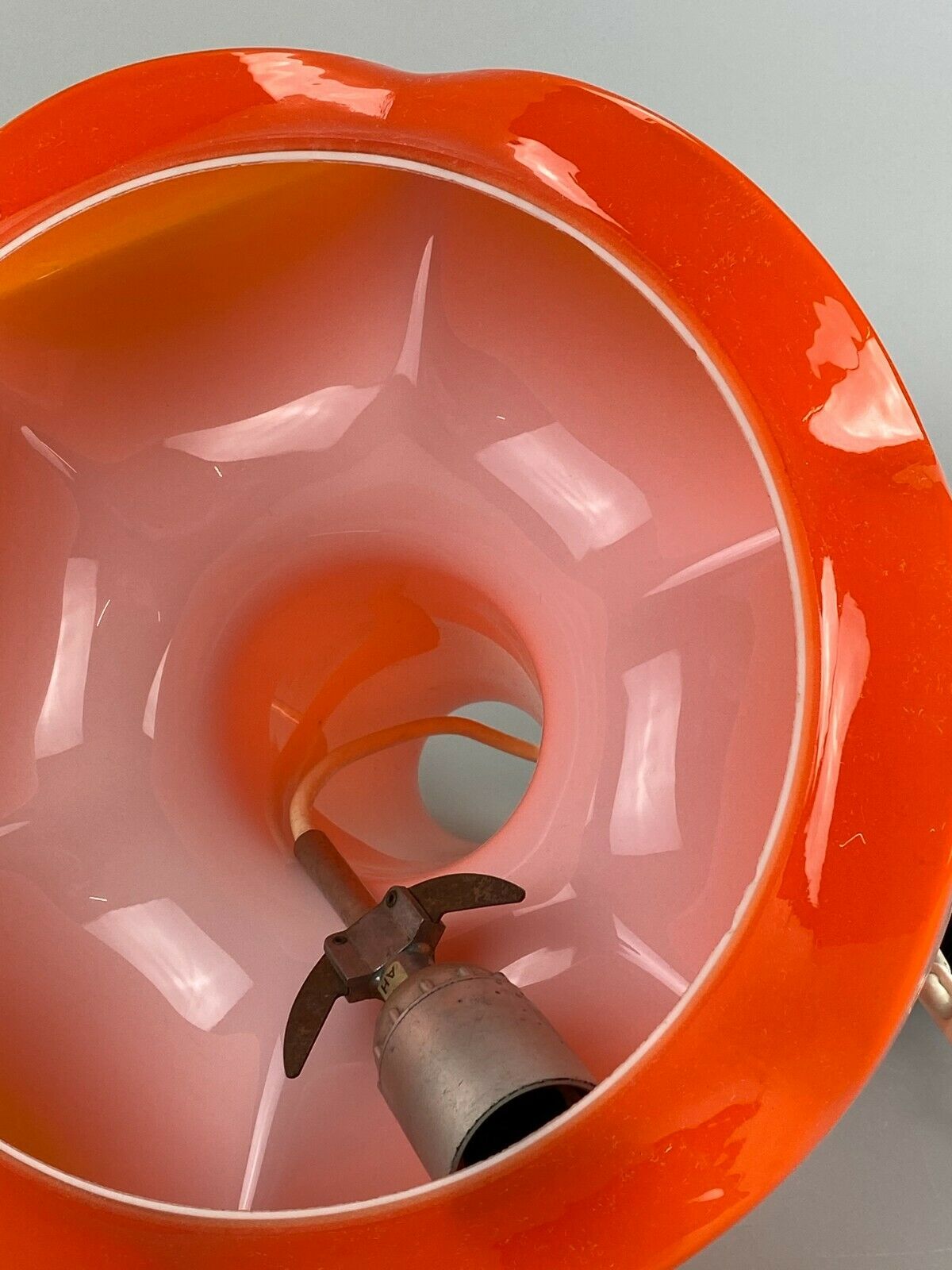 60s 70s Peill & Putzler hanging lamp ceiling lamp glass space design lamp