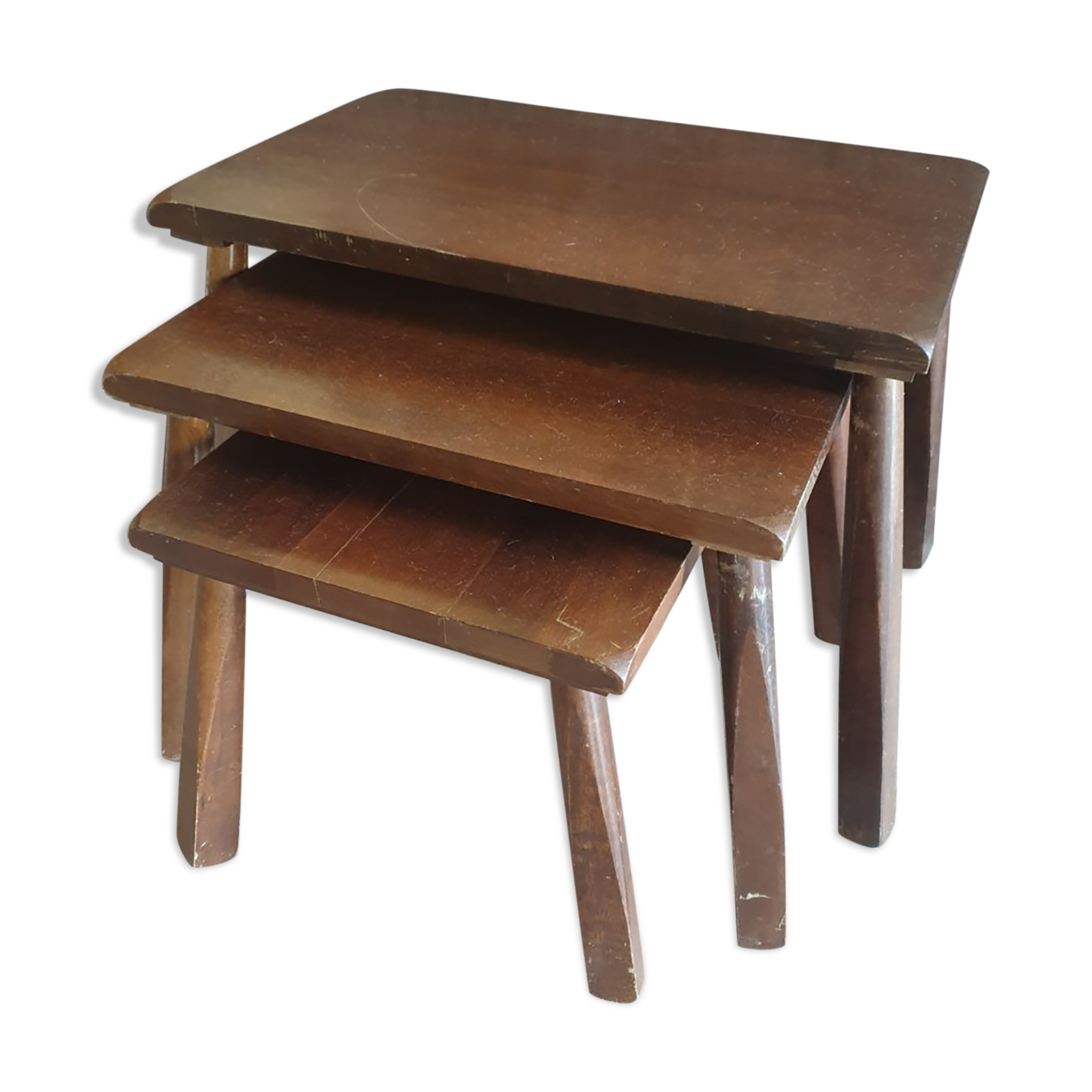 Brutalist trundle table
