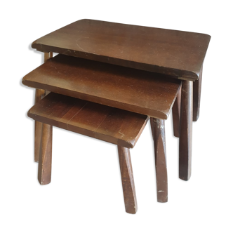 Table gigogne brutaliste