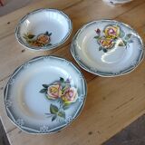 Antique tableware set from Digoin and Sarreguemines