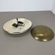 Large 30cm Brass Italian Stilnovo Style Theatre Wall Ceiling Light, Italy 1950s