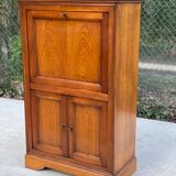 Louis Philippe secretary in solid wood with satin finish