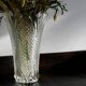 Crystal vase size - Diamond point pattern