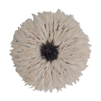 Juju hat white / black heart to peas 80/85 cm