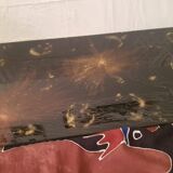 Gold and bronze powder table signed Lasco