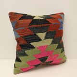 Turkish kilim cushion, 45x45 cm, kb-1395