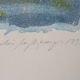 Aino Myllykangas, Heaven the dog, Color Lithograph, 1993