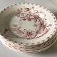 Lot de 6 assiettes Gien Terre de fer
