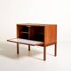 Teak Bar Cabinet with Drop-Down Door, Scandinavia, 1960s