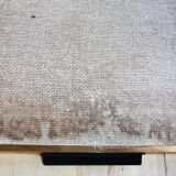 Vintage gold metal flowers tray