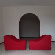 Pair of chromatic swivel armchairs by Kwok Hoi Chan, Steiner