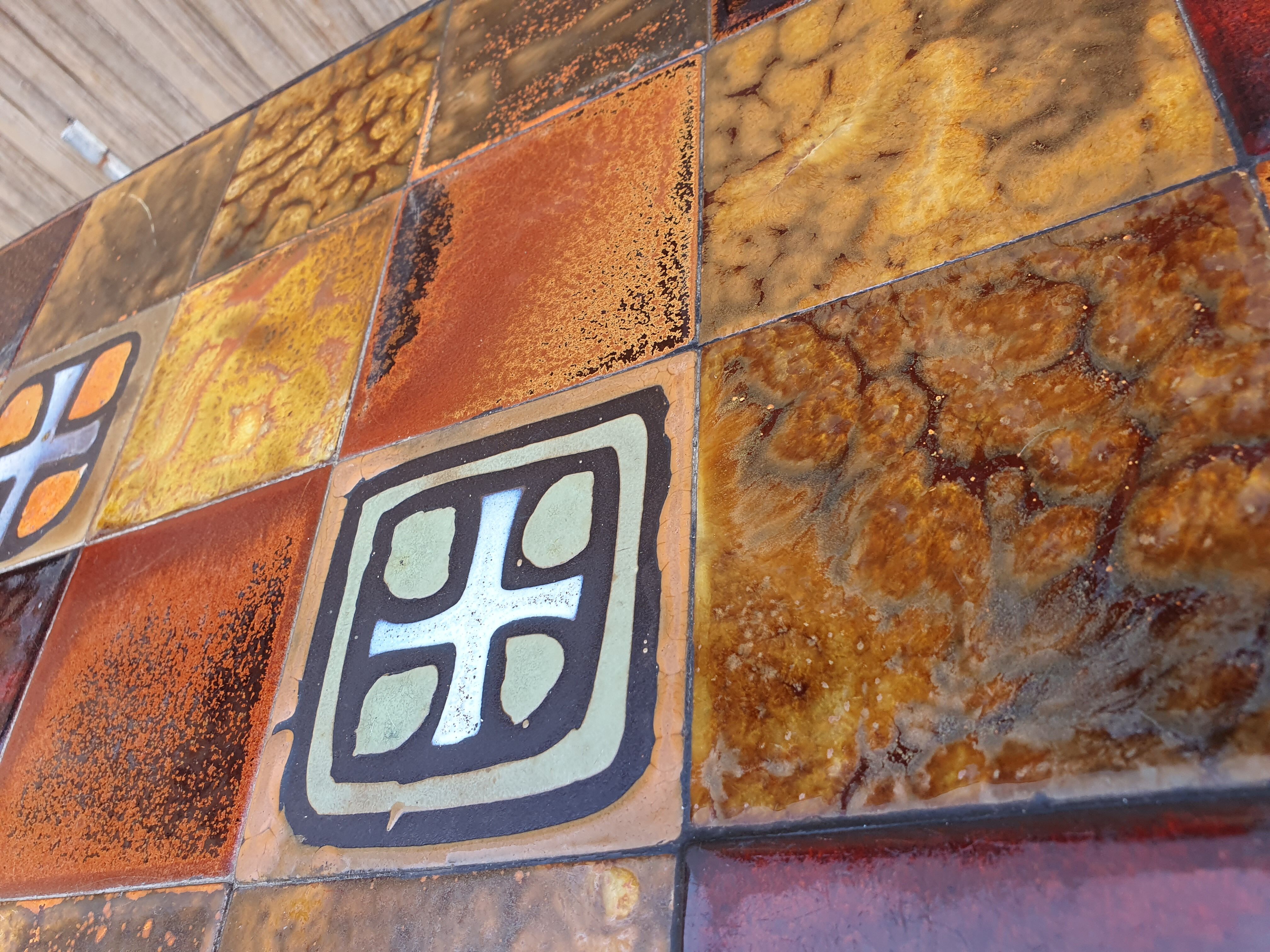 Vintage ceramic coffee table