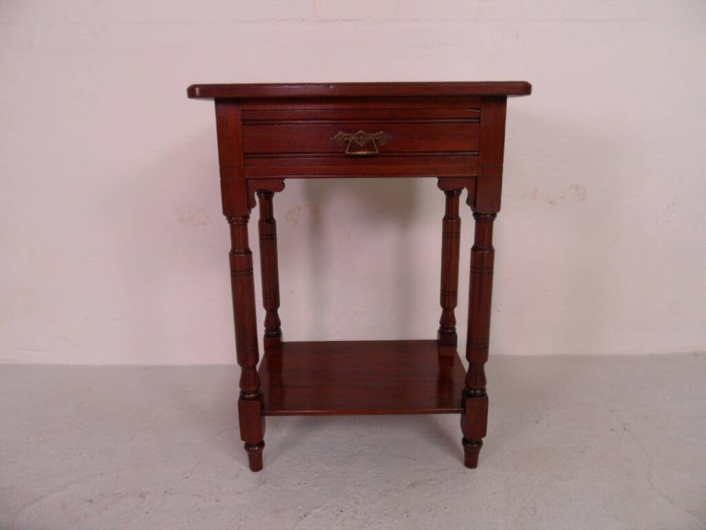 Art Nouveau mahogany sidetable