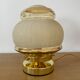 Vintage art deco globe table lamp