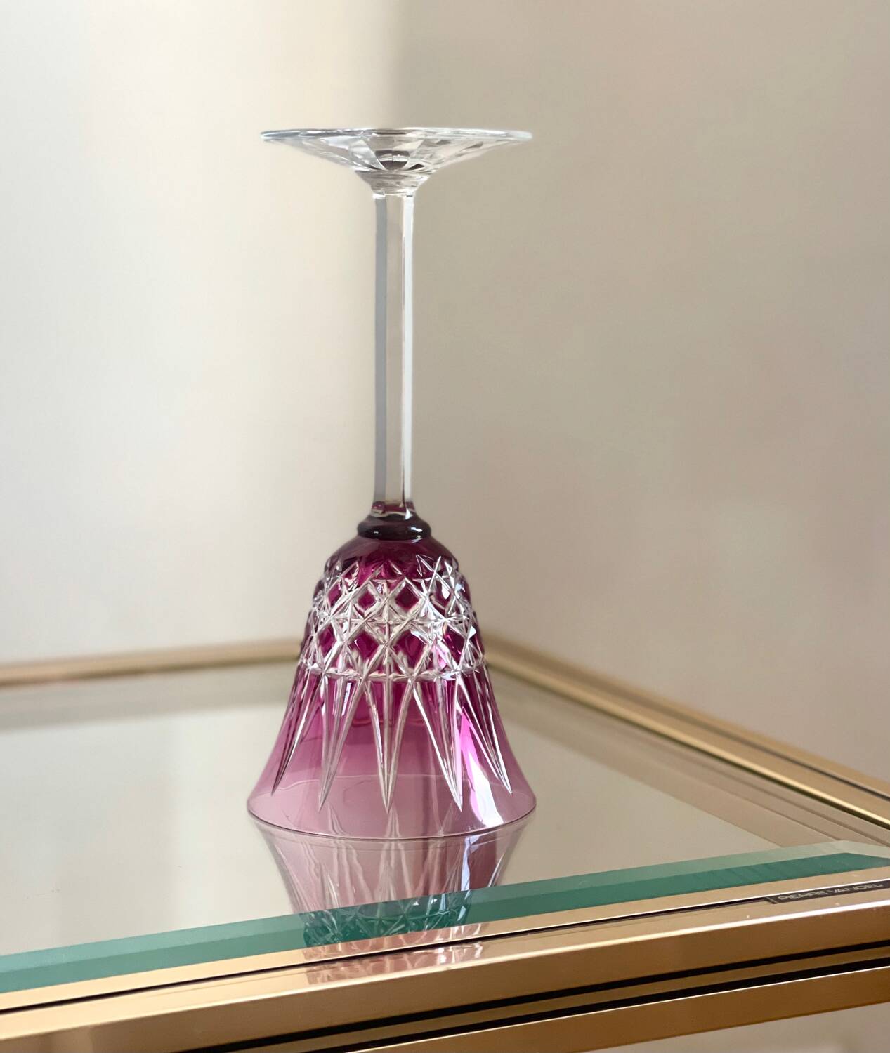 Saint-Louis crystal glass.