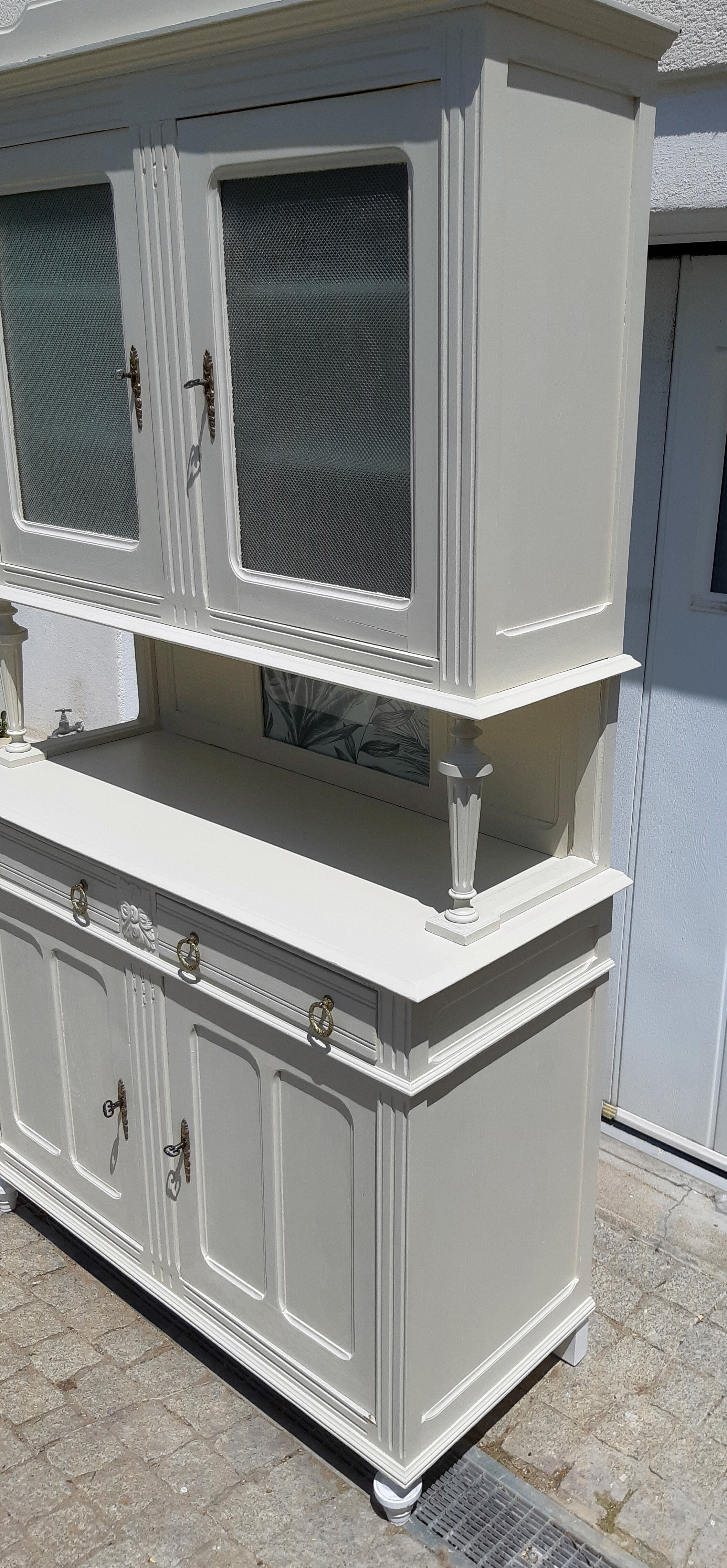 Vintage double body Parisian style kitchen buffet
