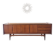 Low teak sideboard Scandinavian design