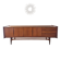 Low teak sideboard Scandinavian design