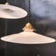 Opaline pendant lights