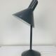 Gray metal desk lamp from the 2000s