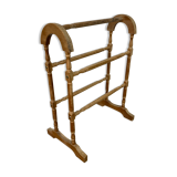 Porte serviettes ancien en bois
