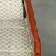 In very good condition Art Deco design dining chairs with fabric upholstery