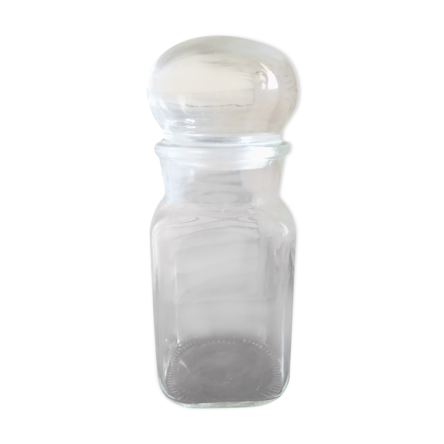 Apothecary style glass jar