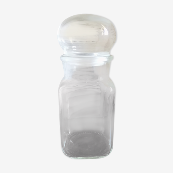 Apothecary style glass jar