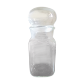 Apothecary style glass jar