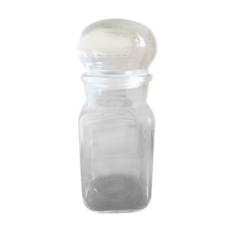 Apothecary style glass jar