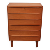 1960s teak chest of drawers