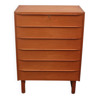 1960s chest of drawers in teak