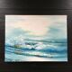 Tableau les vagues bleues