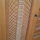 Vintage rattan wardrobe