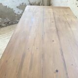 Table de ferme en pin et chêne