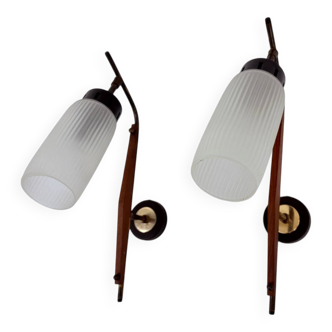 Paire d'appliques scandinaves