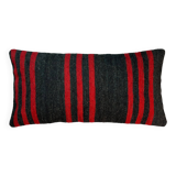 Vintage turkish kilim cushion cover , 30 x 60 cm