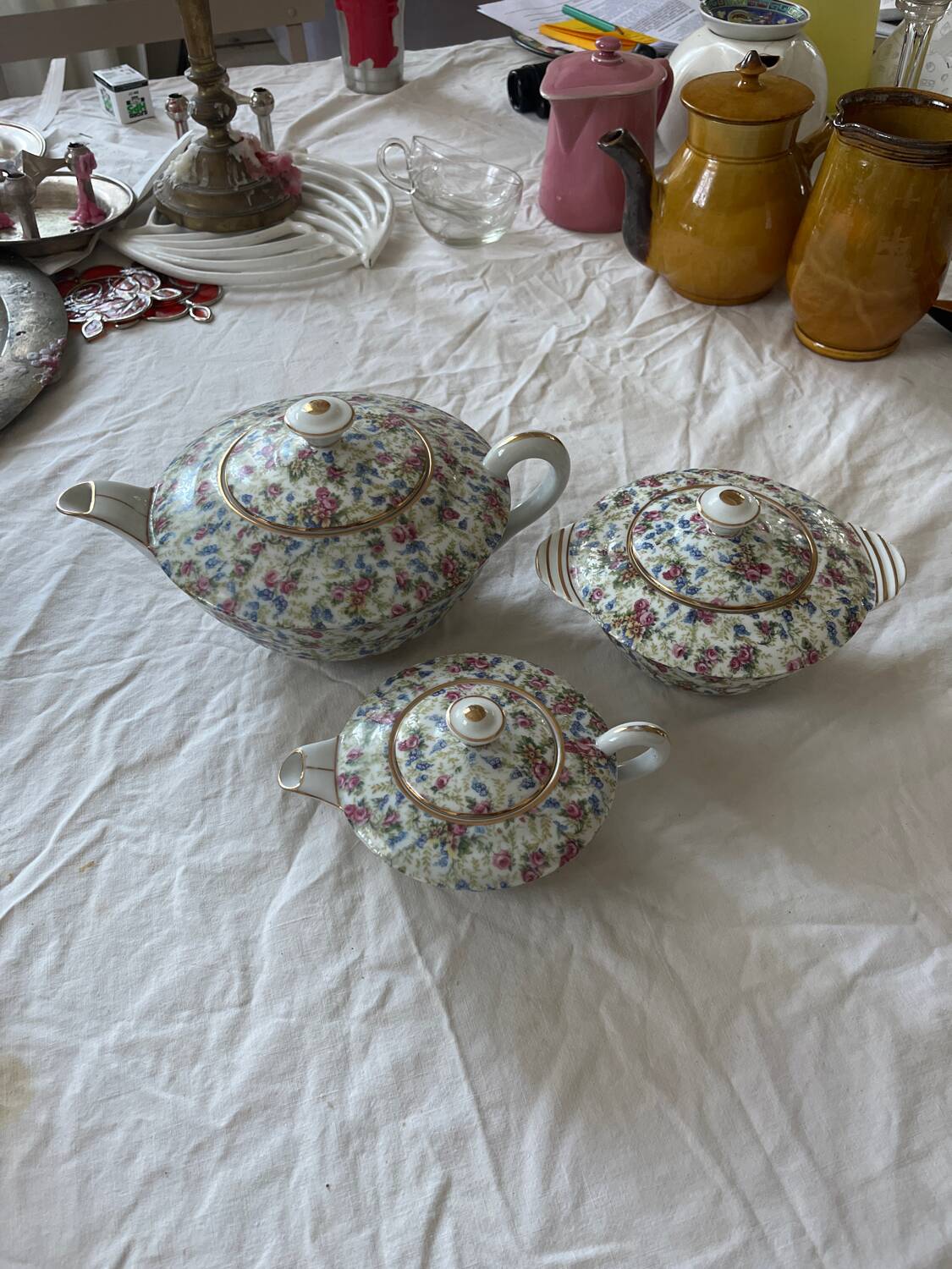 Limoges porcelain tea set