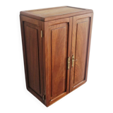 1950s handcrafted cabinet - Solid mahogany wood - Unique piece