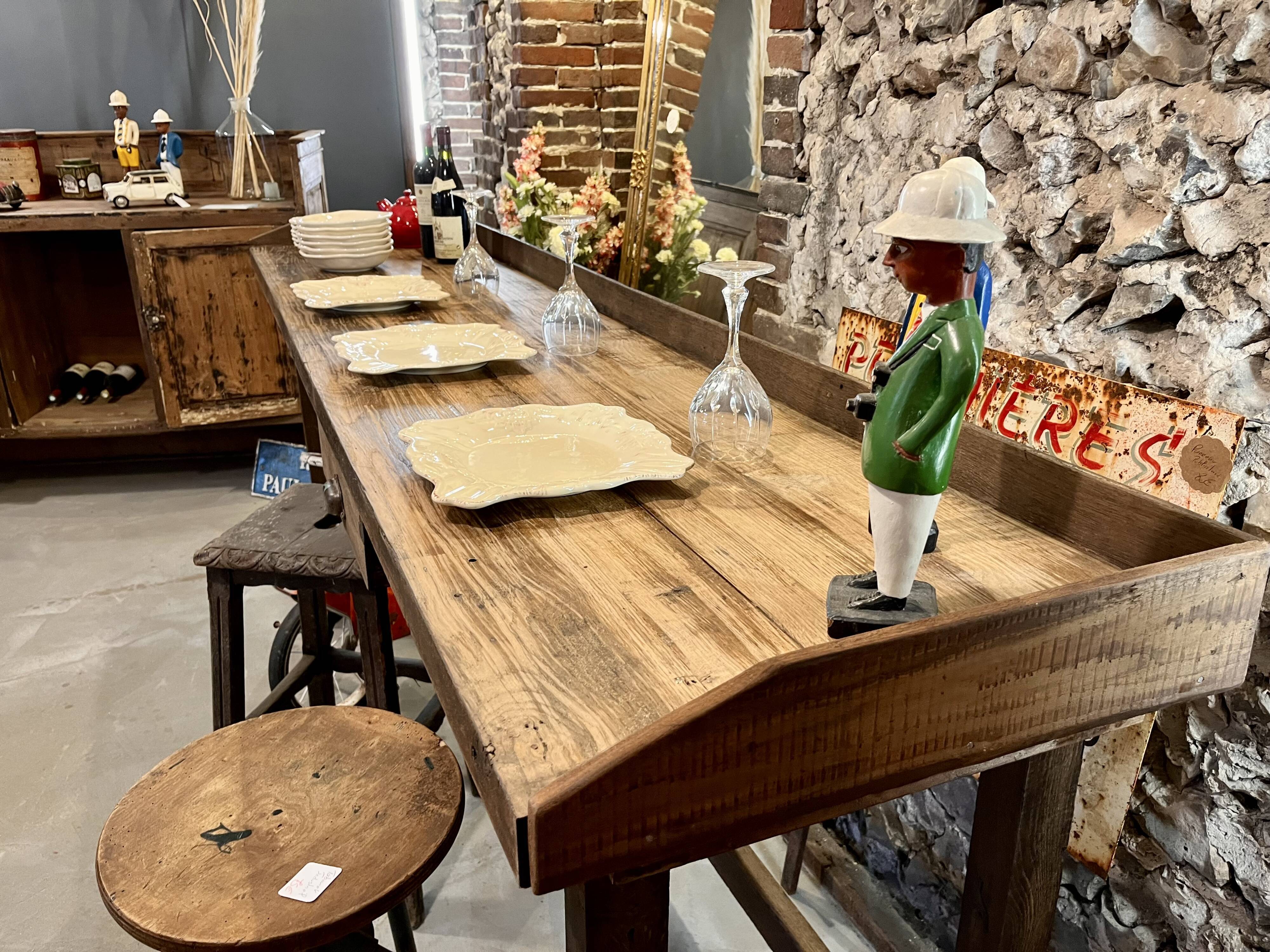 Old high table workbench