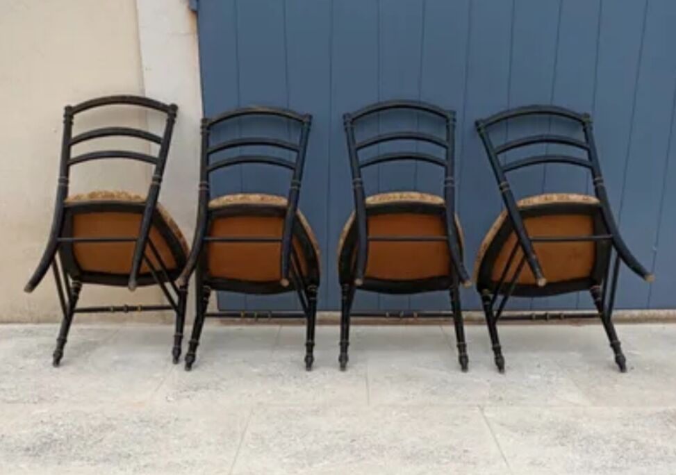 4 Napoleon 3 chairs in very good condition