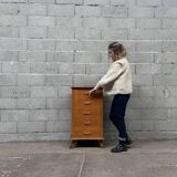 Chiffonnier vintage en bois – 5 tiroirs