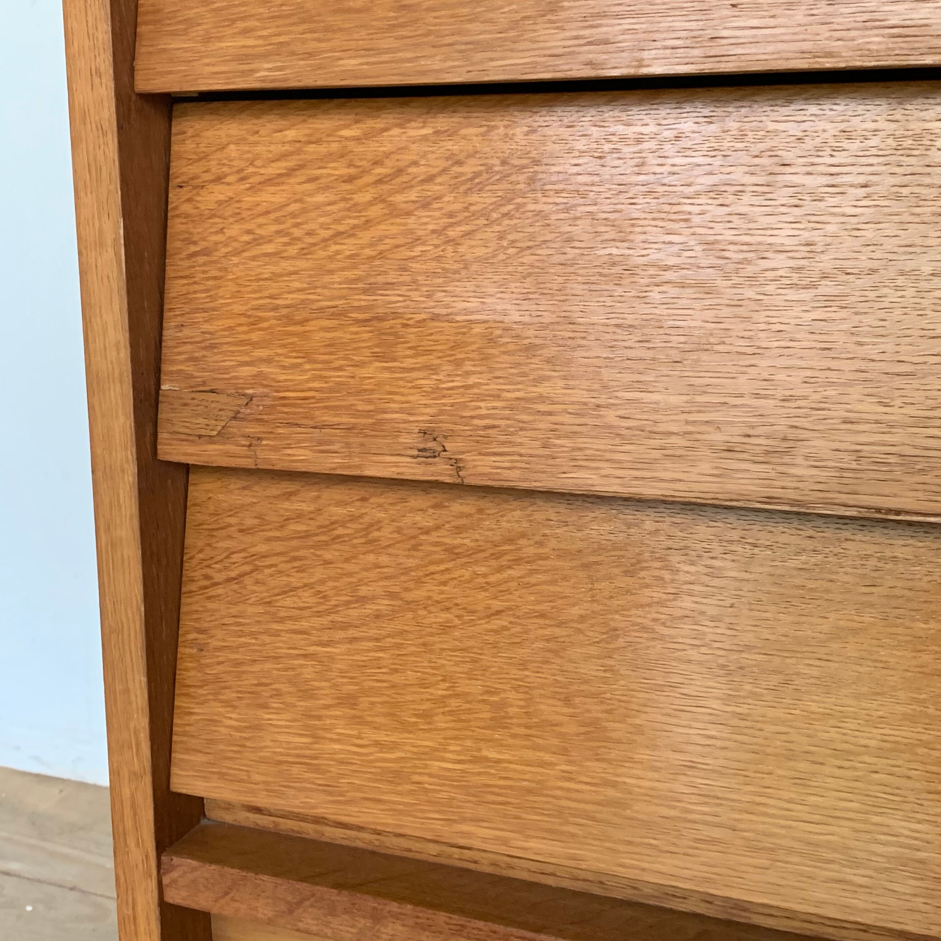 Desk secretary dresser vintage oak