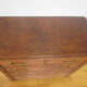 Oak chest of drawers and brass handles